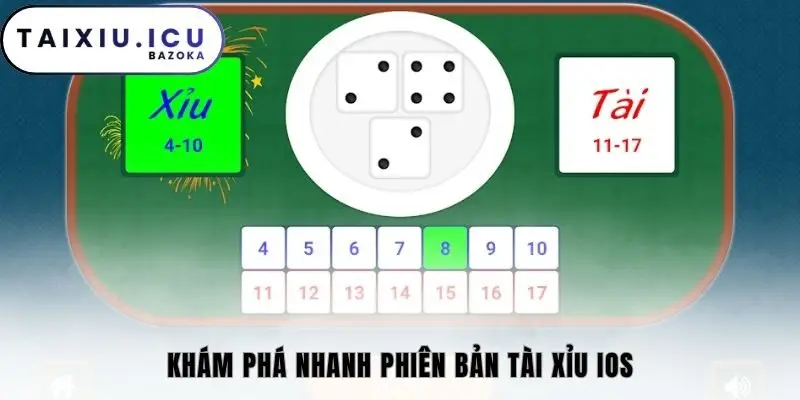 Khám phá nhanh phiên bản tài xỉu iOS