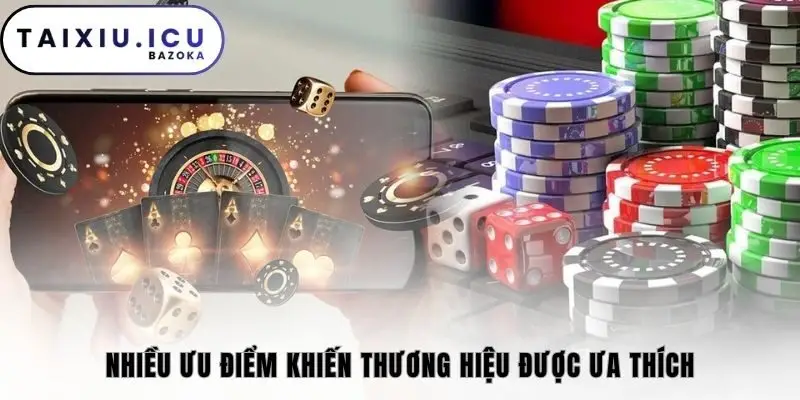 Nhiều ưu điểm khiến thương hiệu được ưa thích