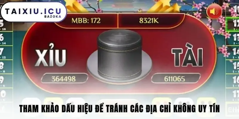 Tham khảo dấu hiệu để tránh các địa chỉ không uy tín